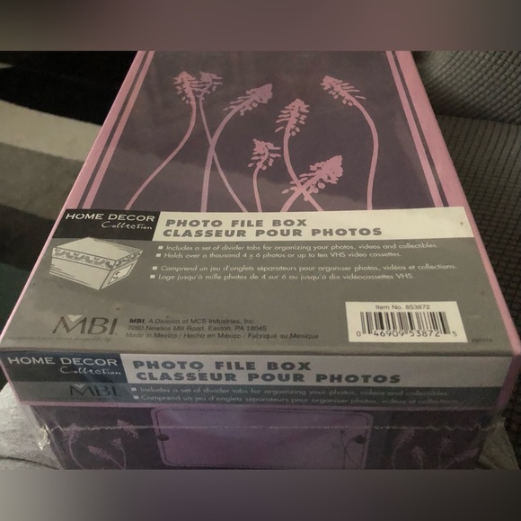 Decorative File Box - Picture 1 of 3